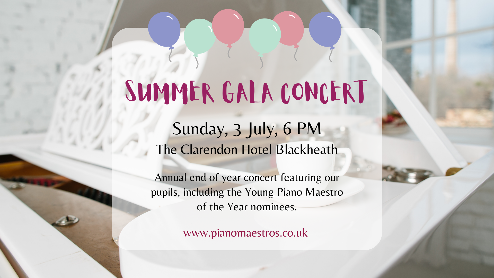 Summer concert is one of the main highlights of the year for our students and their families. Book your tickets early to avoid disappointment.